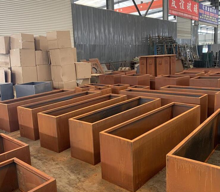 桑珠孜耐候钢板花箱