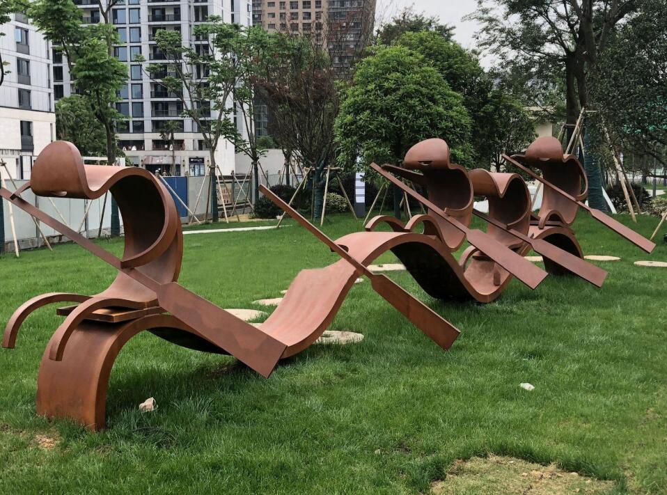 桑珠孜锈钢板造型