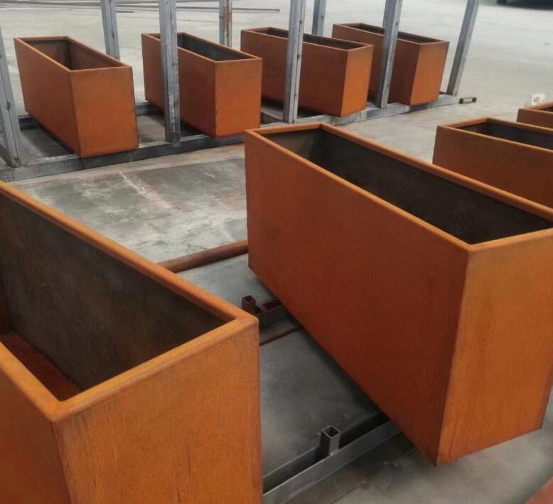 桑珠孜耐候钢花箱